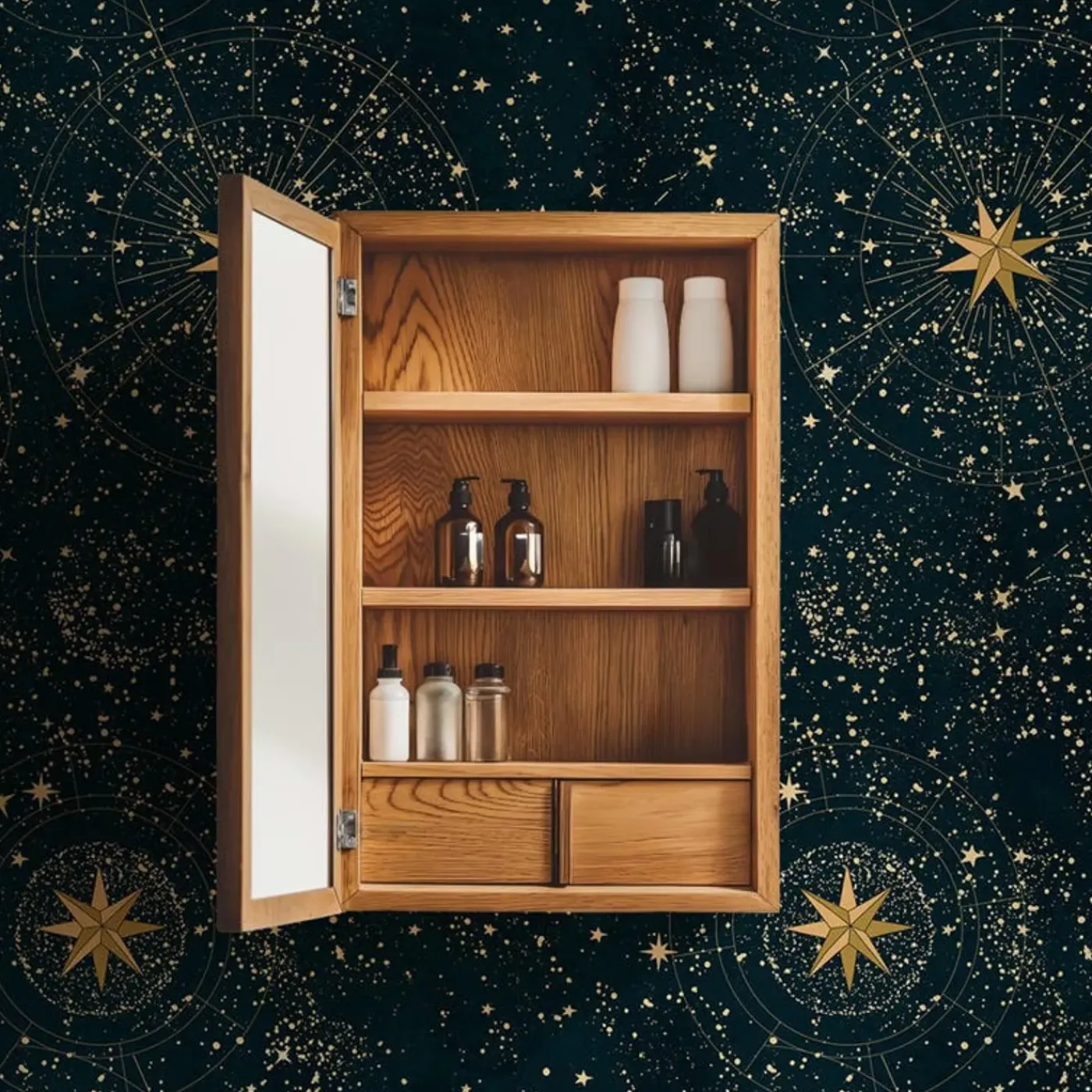 Wallpapers4beginners - Behang - Sterrenhemel - Vegan Papier - 280x200cm, 5,5m2