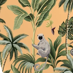 Wallpapers4beginners - Behang - Tropisch Jungle - Vegan Papier - 280x200cm, 5,5m2