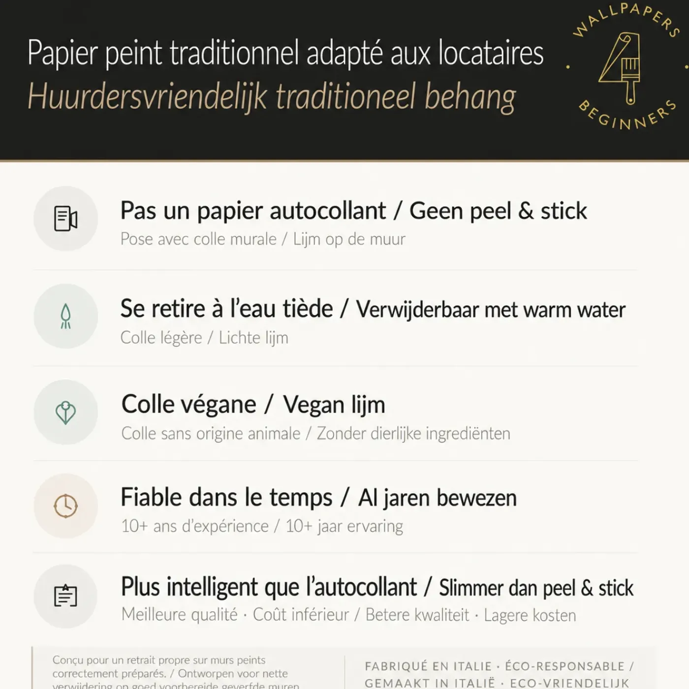 Wallpapers4beginners - Behang - Landschap - Vegan Papier - 360x260cm, 9m2
