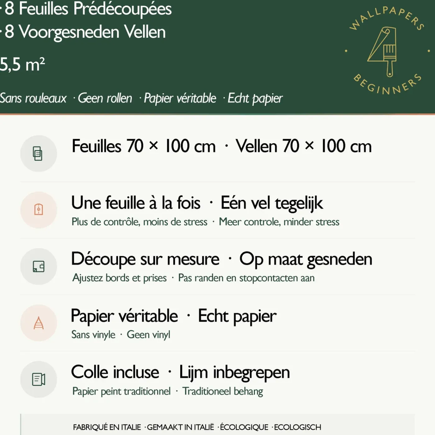 Wallpapers4beginners - Behang - Corgi - Vegan Papier - 280x200cm, 5,5m2