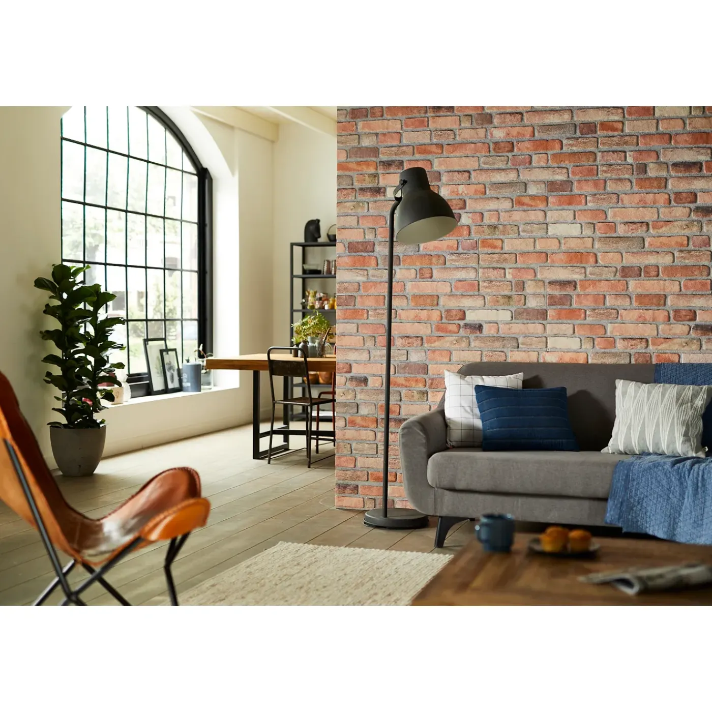 Wallsupply Steenstrips Milano - Natuursteenlook - Rood - 120x30cm - 0,36m²