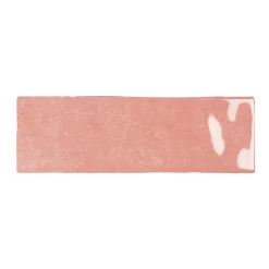 Wandtegel Nolita - Roze - Keramiek - 6,5x20 cm - 0,36 m²