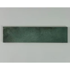 Wandtegels - Luna - Vintage Look tegels - Groen - Glans - 7,5x30 cm - Pakketinhoud 0,5 M²