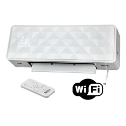 Warm Tech Muurverwarming Elektrisch 2000w Keramisch Wifi 240v Tot 50m3 Wit