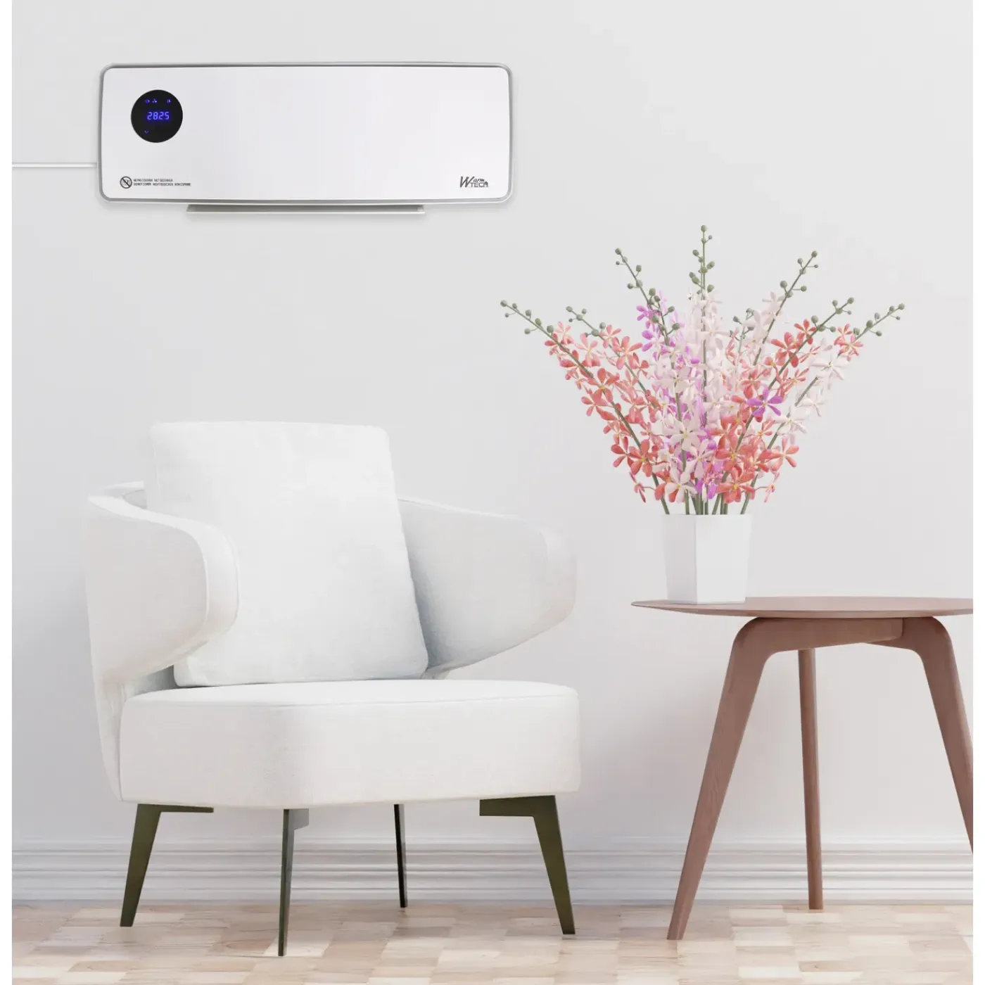 WARM TECH - - Oscillerende Keramische Wandradiator 2000w