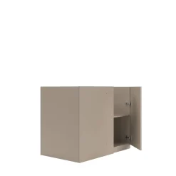 Wasophoogte Keukenkast - Onderkast Keuken - Module N8 - 700d X 1150b X 910h Mm - Taupe