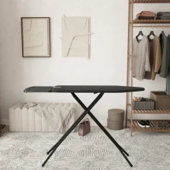 Wasophoogte Strijkplank - Met Strijkplank Stoomgenerator Plateau - 122*38 Cm - 4 Verstelbare Hoogte