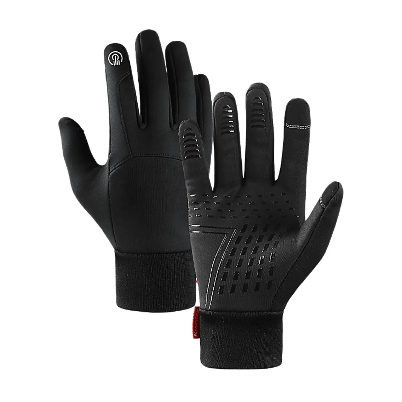FlinQ Waterafstotend- en winddichte Handschoenen Premium - Touchscreen - Zwart -XL