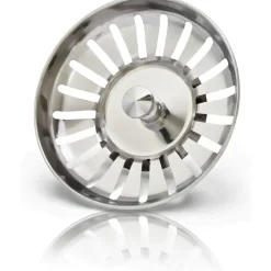 Waterval Korfplugset 114 Mm Zonder Overloop - Universeel G1½ - Ss304 - Zilver