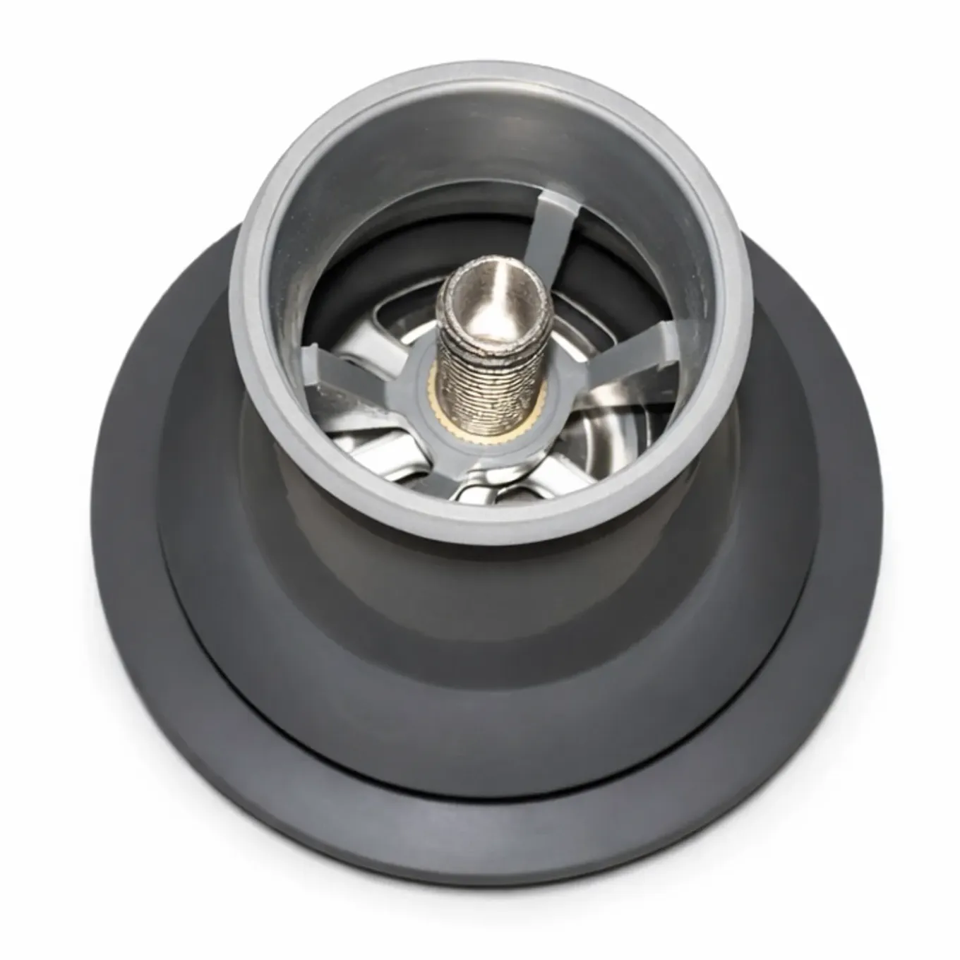 Waterval Korfplugset 114 Mm Zonder Overloop - Universeel G1½ - Ss304 - Zilver