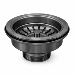 Waterval Korfplugset 114 Mm Zonder Overloop - G1½ Ss304 - Geborsteld - Gunmetal Grey
