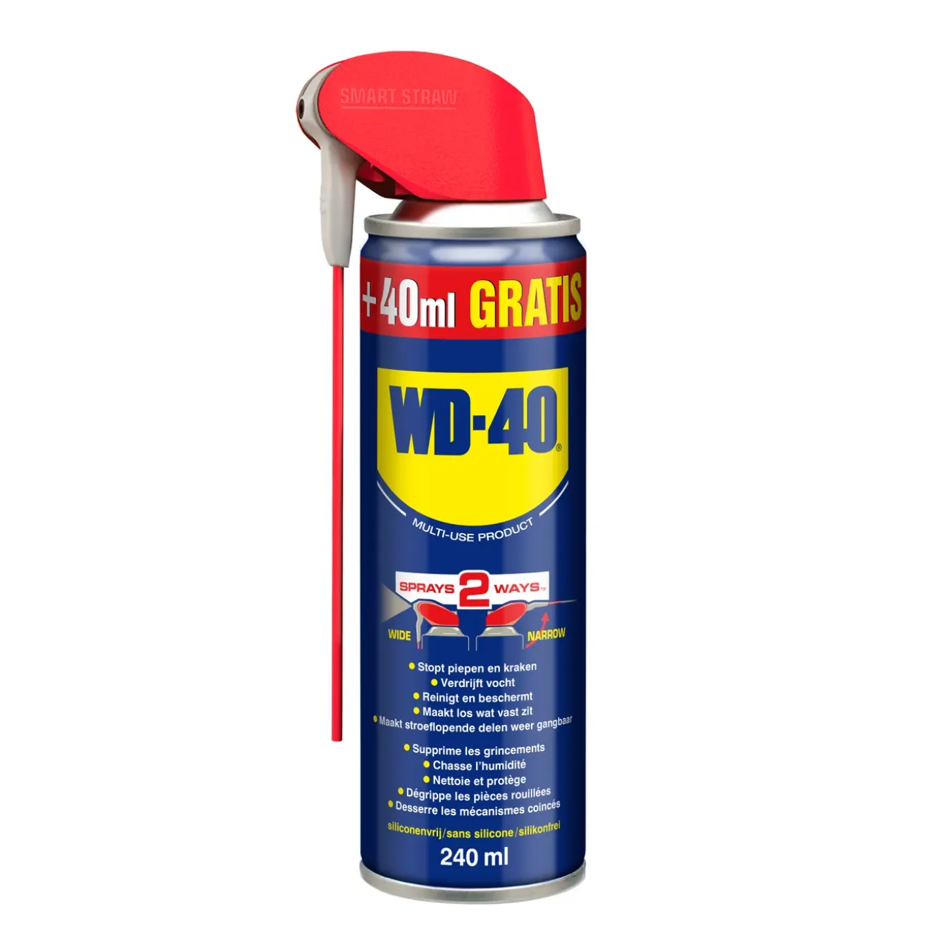WD-40 Multispray - Smart Straw - 200ml + 40ml
