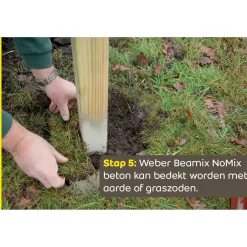 Beamix Weber - NoMix beton – snelbeton – zonder mengen - 20kg