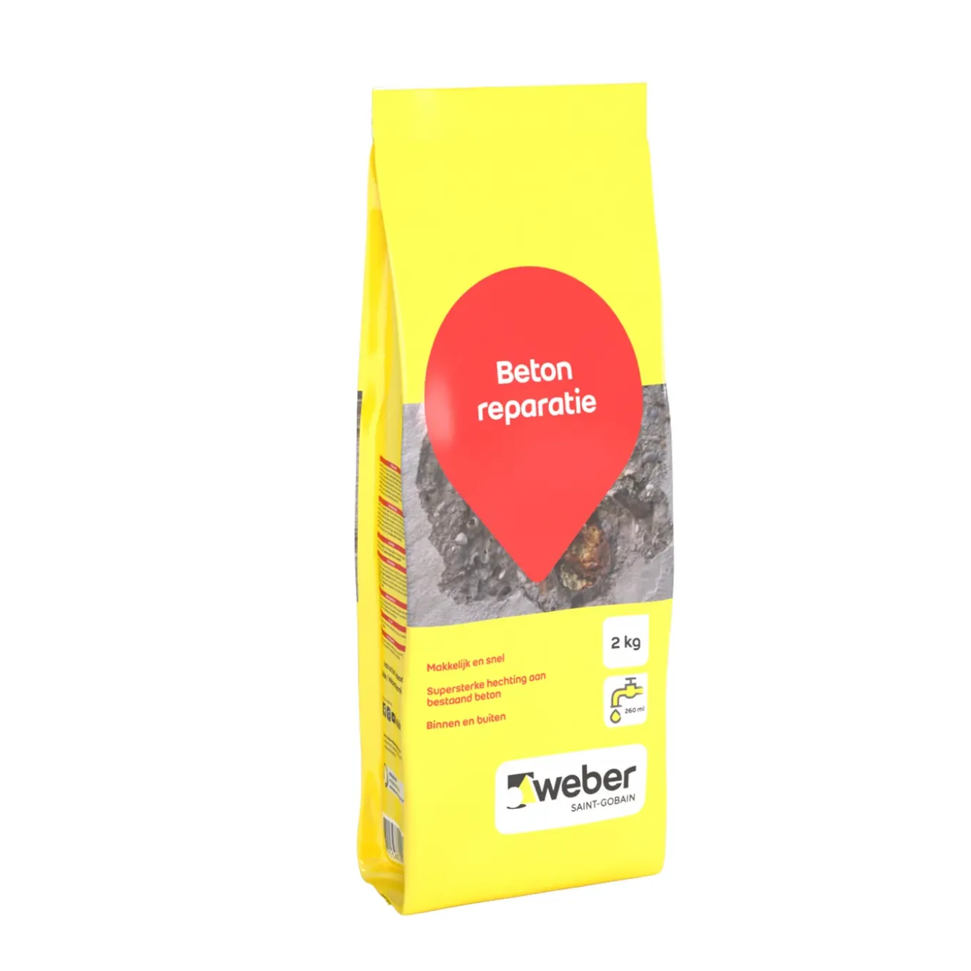 Weber Beton Reparatiemortel - 2kg - Grijs