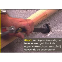 Saint-Gobain Weber Weber Snelcement Reparatiemortel - 2kg - Grijs