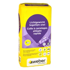 Weber Tegellijm Lichtgewicht Snel - Poeder - Flexibel - 15 kg