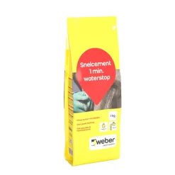 Saint-Gobain Weber Weber Waterstop Reparatiemortel - 1kg - Grijs
