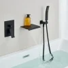 WEBO sanitair WEBO Deluxe inbouw badkraan met handdouche complete set - mat zwart