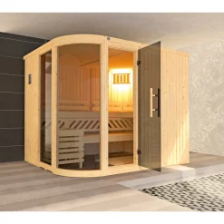 Weka design sauna Sara 2 9,6 kW BioS 194x244cm