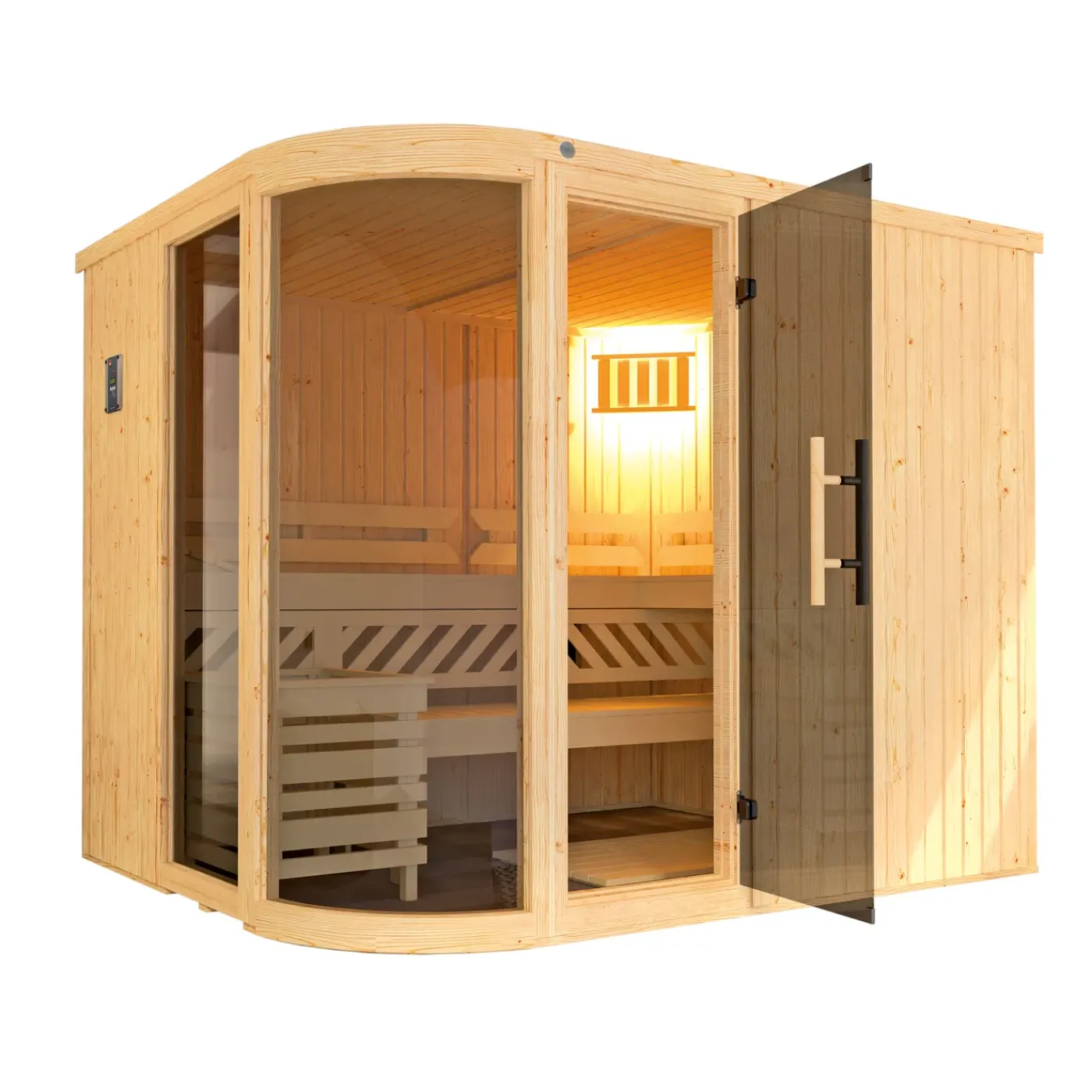 Weka design sauna Sara 2 9,6 kW BioS 194x244cm