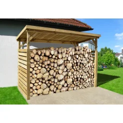 Weka haardhoutopslag 663B GR.2 onbehandeld x114x264x204cm