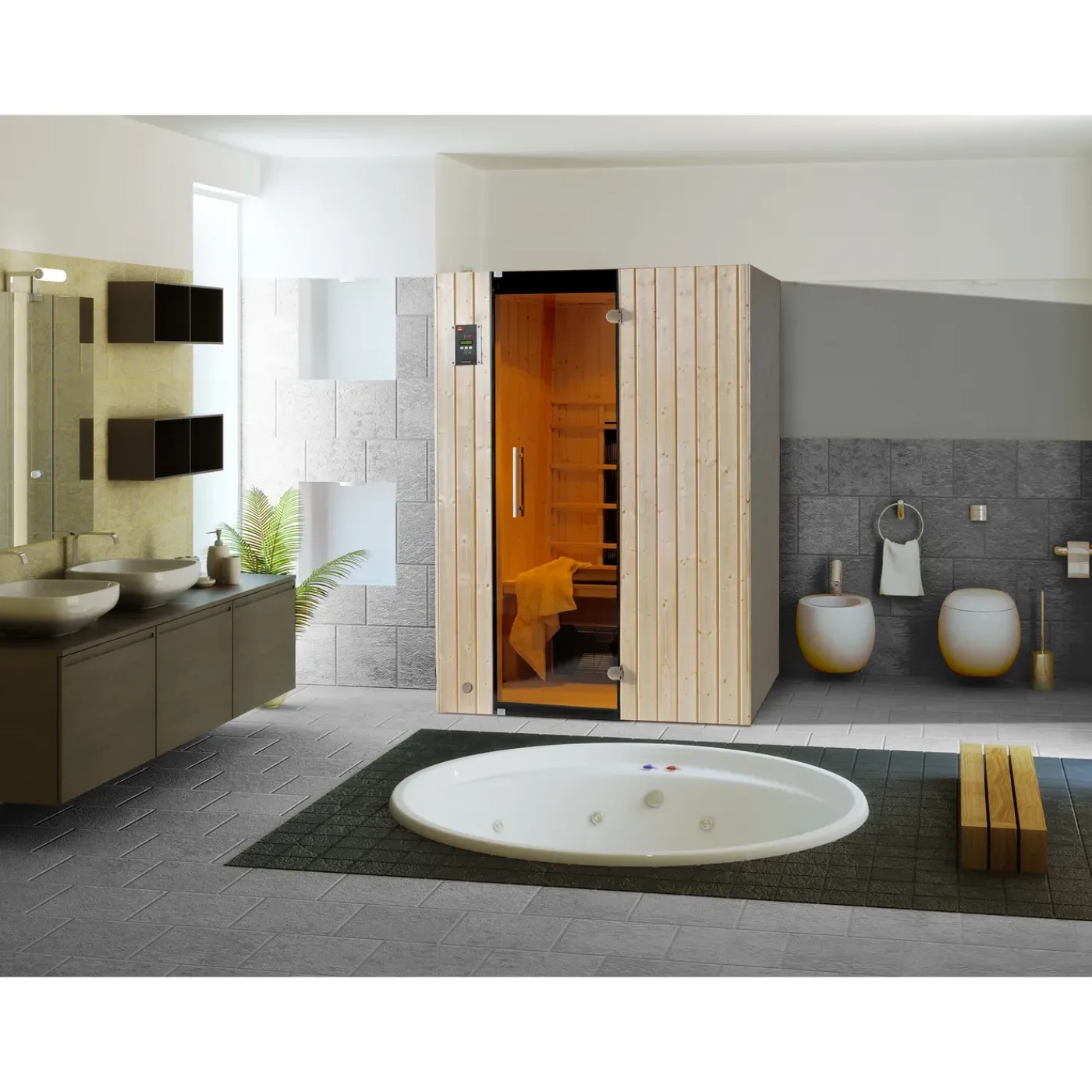 Weka Infrarood sauna Tanilla 2 Compleet 99x137cm