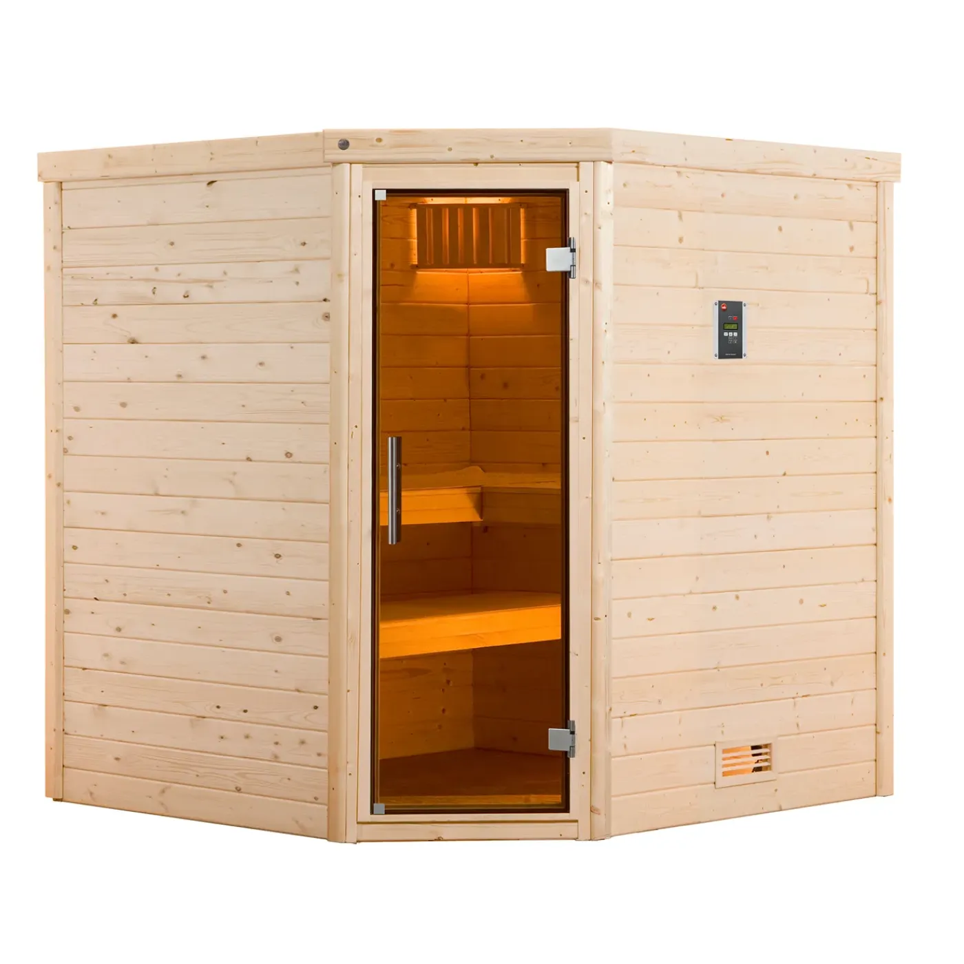 Weka 45mm sauna Turku 1 7,5 kW BioS 178x195cm
