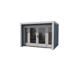 Weka tuinhuis 263 GR2 grijs 235x295cm