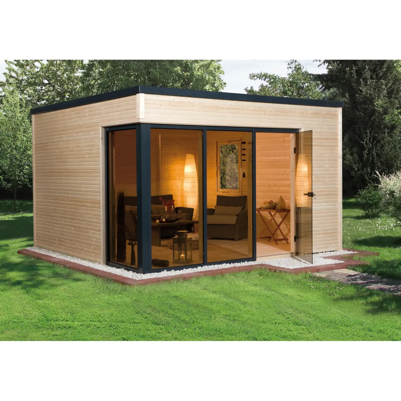 Weka tuinhuis 412 GR2 380x380cm