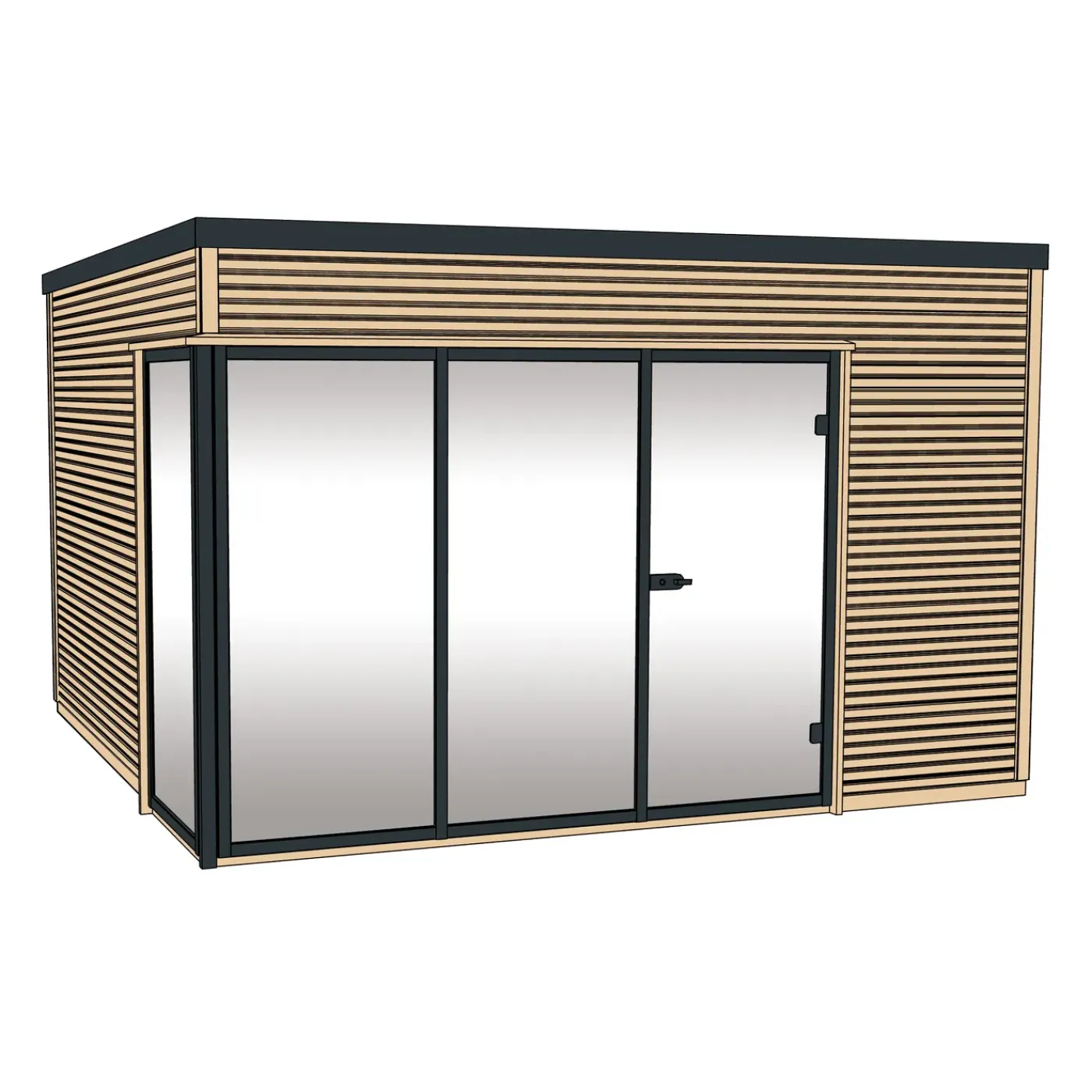 Weka tuinhuis 412 GR2 380x380cm