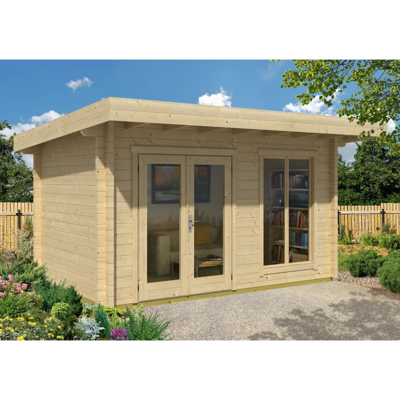 Weka weekendhuis 709 GR1 250x400cm