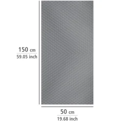 Wenko antislipmat grijs extra sterk 50x150cm