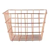 Wenko draadmand Viana 18x25x12cm koper