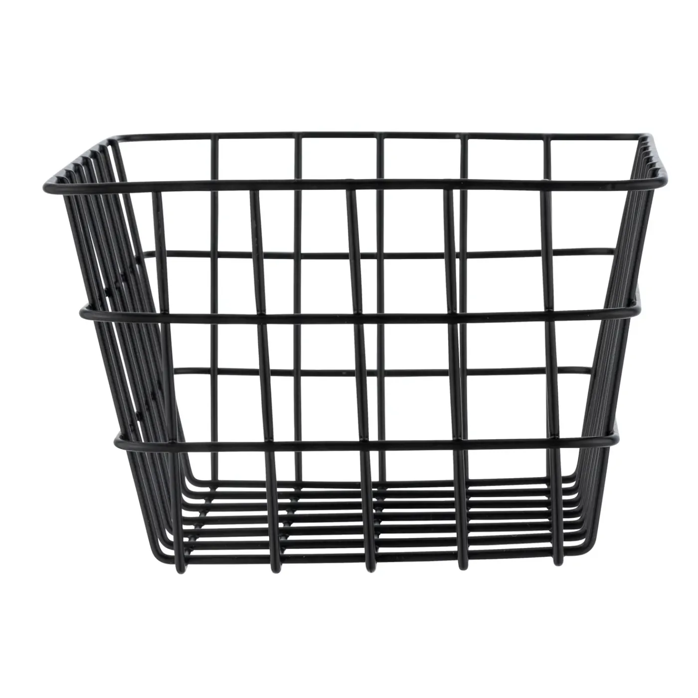 Wenko draadmand Viana 18x25x12cm zwart mat