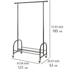 Wenko kledingrek Profi zwart