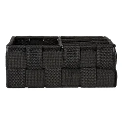 Wenko organizer Adria 4-vaks 26x6,5x17cm zwart