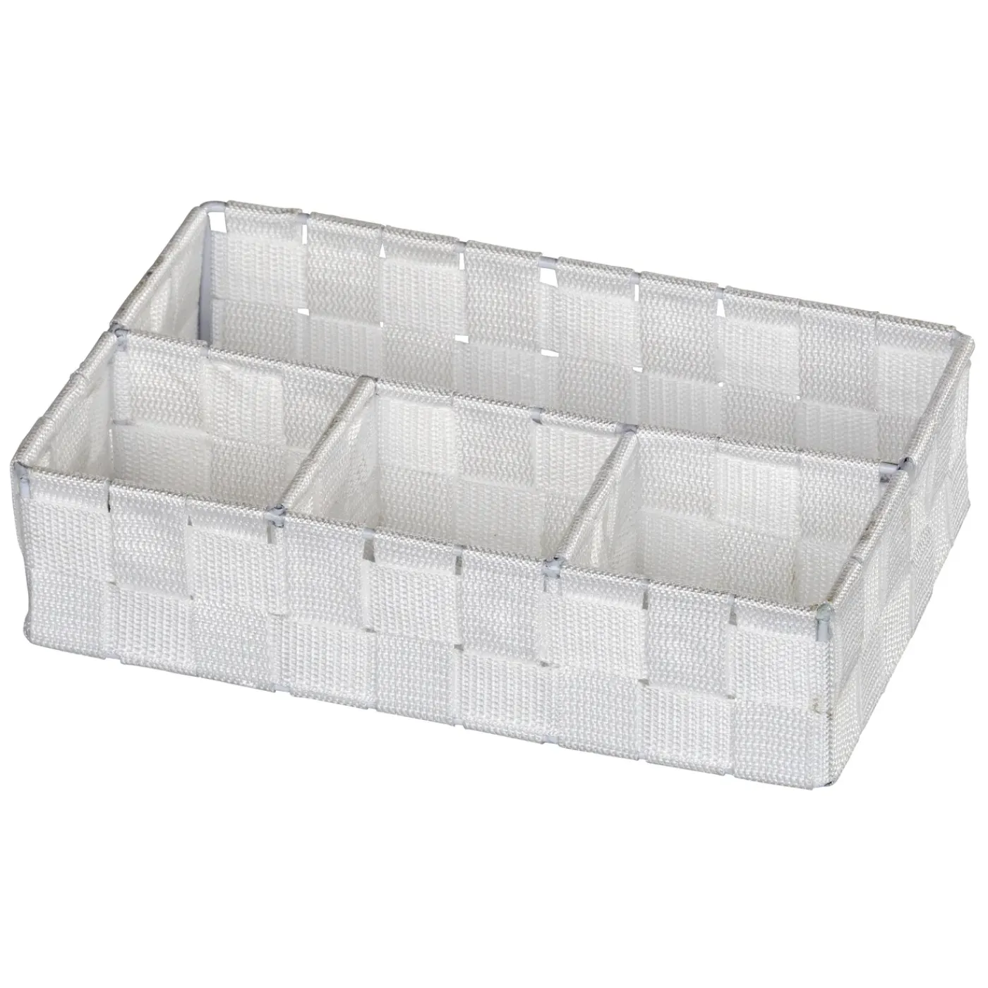 Wenko organizer Adria 4-vaks 26x17x6,5cm wit