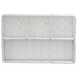 Wenko organizer Adria 4-vaks 26x17x6,5cm wit