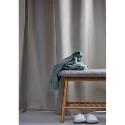 Wenko schoenenbank Bahari met zitkussen bamboe/grijs 90x45x34cm