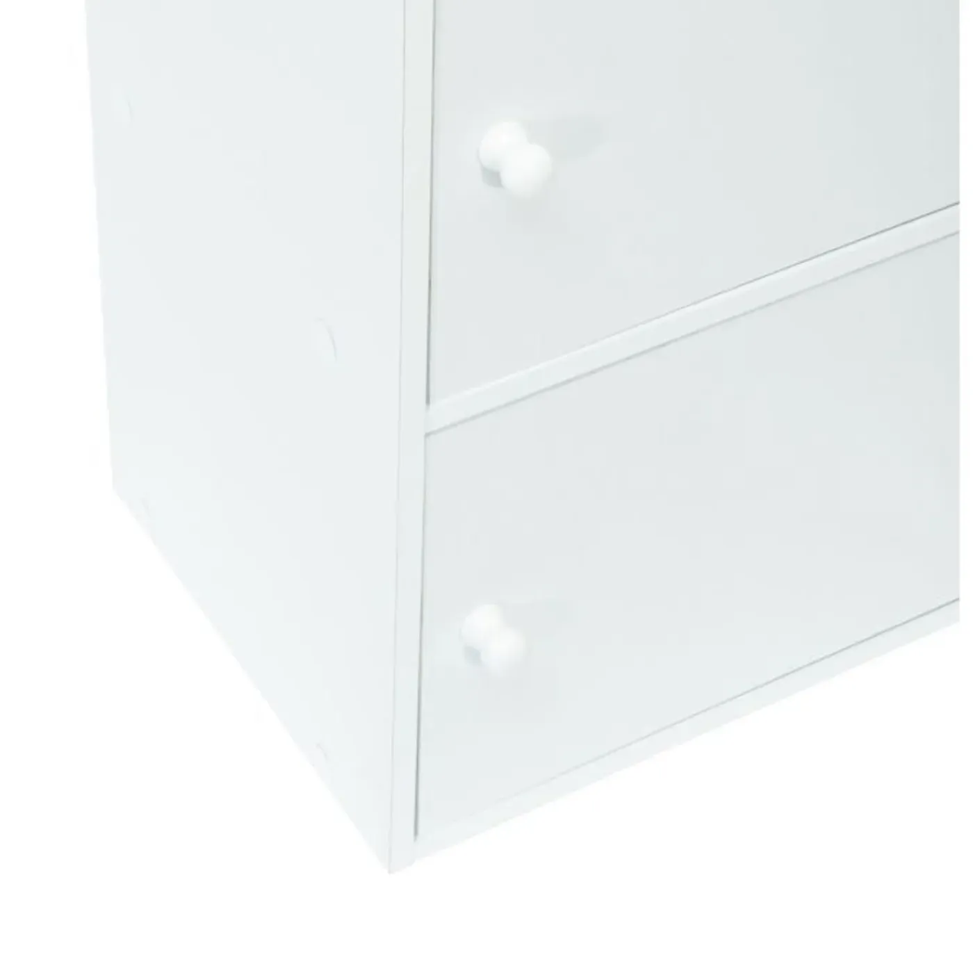 WERKA PRO - Opbergkast Met Deuren Wit Mdf - 3 Deuren - 80 X 29 X 40 Cm