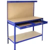 Monster Shop Werkbank met pegboard en lade - Blauw