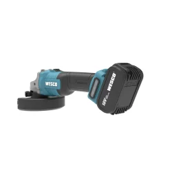 Wesco Accu haakse slijper 18V 125 mm Brushless - (zonder accu)