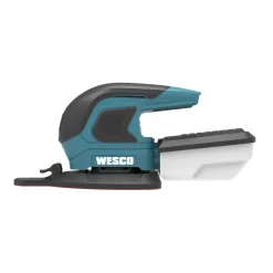 Wesco Deltaschuurmachine WS2975.9 - 18V - Schuurvoet 145x145x86mm - Stofafzuigsysteem