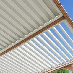 Westmann Cederhouten Prieel Pergola Met Lamellendak Karl 396x335 Cm