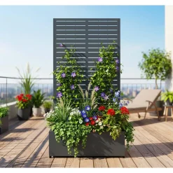 Westmann Dekora 6 Plantenbak Met Klimrek 90x60x180 Cm - Antraciet
