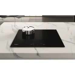 Whirlpool Inductiekookplaat Wsq1160ne 3 Branders 60 Cm Zwart