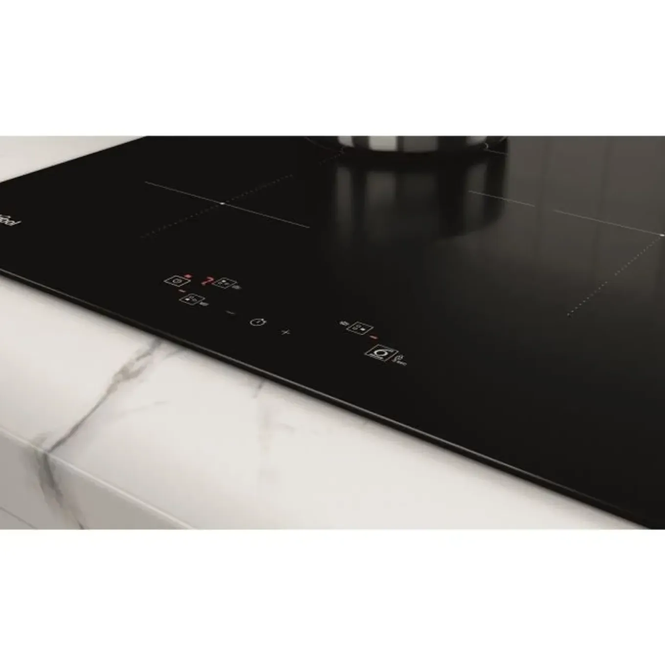 Whirlpool Inductiekookplaat Wsq1160ne 3 Branders 60 Cm Zwart