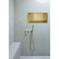 Wiesbaden Demis Inbouwnis - 30x60x10cm - Goud