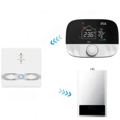 Wifi Draadloze Thermostaat Voor Centrale Verwarming En Elektrische Installatie Met Draaiknop