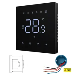 Wifi Inbouw Thermostaat Voor Watergedragen Vloerverwarming Met Ntc Sensor En App Bediening